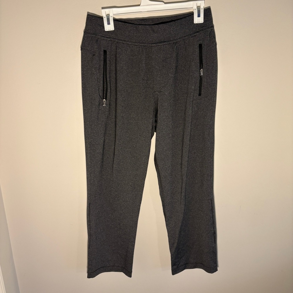 Lululemon Athletica Mens Charcoal Gray Heather Zipper Pocket Active Pants Size M